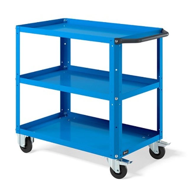 Vendita online Carrello Clever 0906 Small mm.904x515x817H - Blu RAL5012
